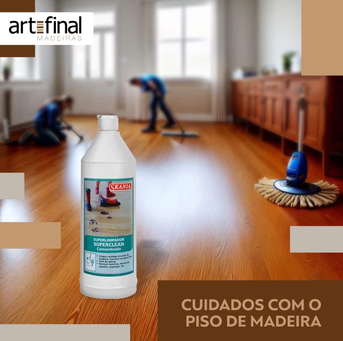 Limpador de Pisos de Madeira Skania - Art Final